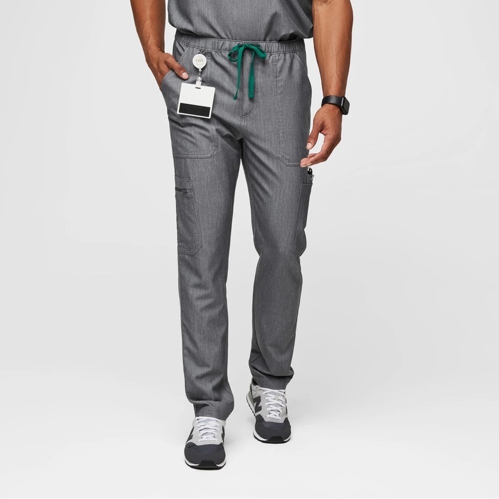FIGS Cairo Cargo Scrub Pants in Grey Men’s Size XS